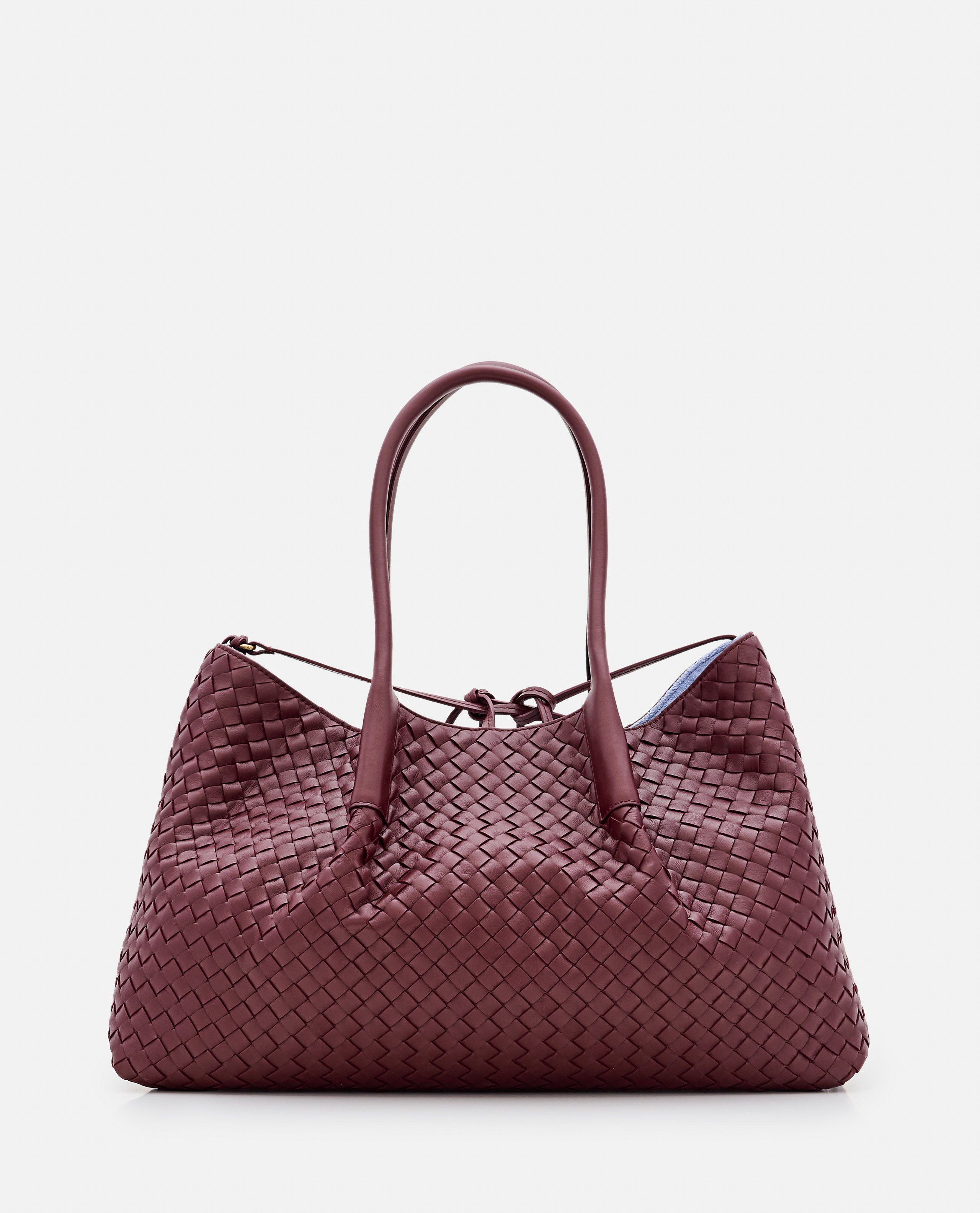 PINACOTECA 라지 블랙 AND 브라운 토트 백  BOTTEGA VENETA